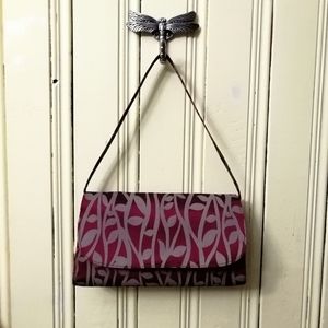 Green Gecko Flap-over Handbag